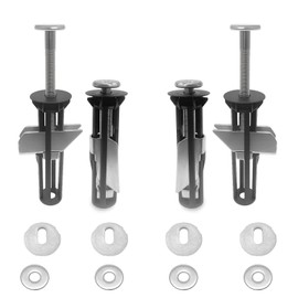 FUG 4 Pcs Toilet Seat Fittings, Replacement Bolts, Heavy Duty Fastener Screw Kit for Bathroom