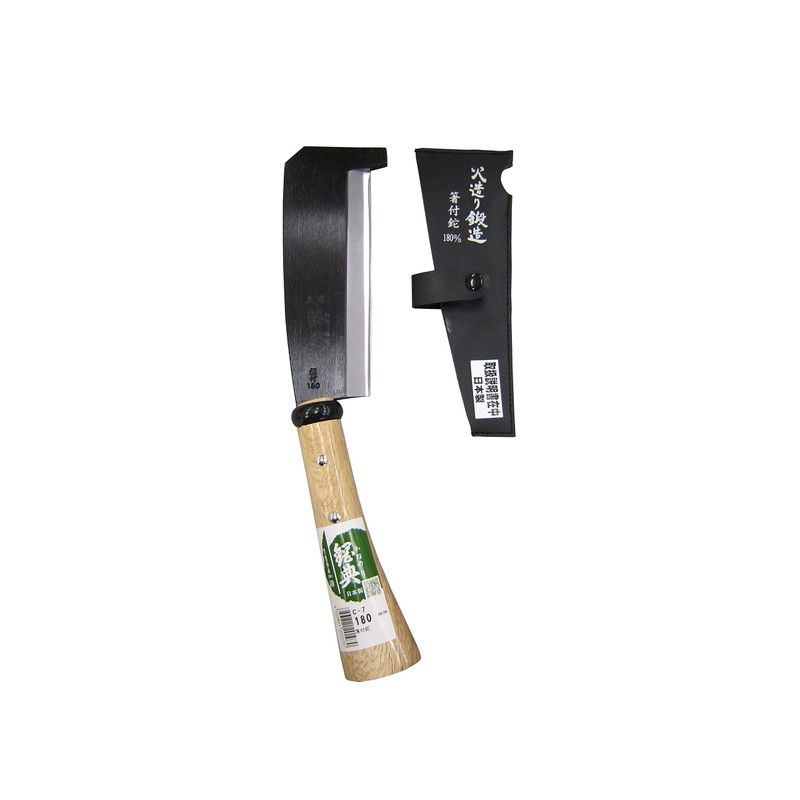 Scripture steel with steel chopsticks with hatchet 180mm C-7