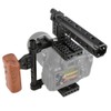 CAMVATE DSLR Camera Cage Top Handle Wood Grip for 60D