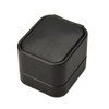 Black Leatherette Ring Box