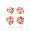 COCOLUCK Japanese Pattern Crepe Scrunchie Hair Rubber Volume Hair Rubber