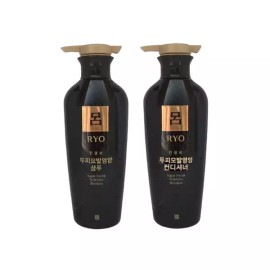 Ryeo 려 진생보 두피모발영양 샴푸 400ml + 컨디셔너 400ml 2종세트 Rya Jinseungbo Scalp and Hair Nutrition Shampoo 400ml + Conditioner 400ml 2-Piece Set