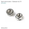 Flange Nuts Stainless Steel A2 DIN 6923 Flange Nut with