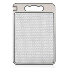 Leogony Stainless Steel Chopping Board, Titanium Cutting Board for Kitchen Meat Fruit Vegetable