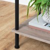 HOOBRO End Table, Small Side Table, Nightstand with 2-Layer Storage