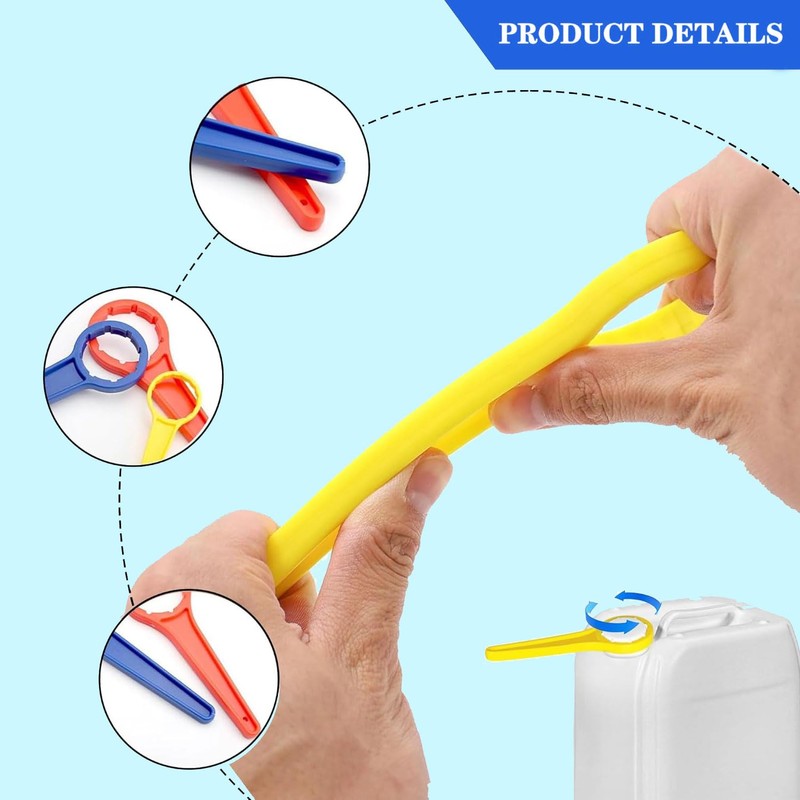 3 PCS Bucket Opener Tools, Can Opener for Drums, Industrial