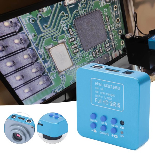 New HD 1080p HDMI Industrial Digital Video Microscope Camera C