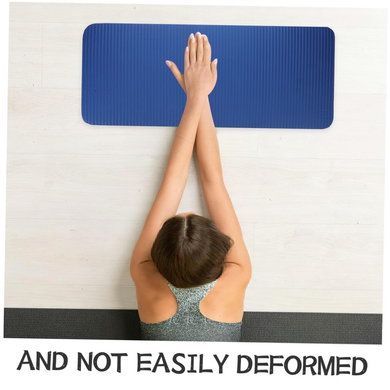 Abaodam Non Slip Yoga Knee Support Mat High Density Rubber