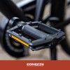 CONTEC Bicycle Pedals Grind 9/16" Thread Platform Pedals Nylon Heavy