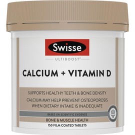 Swisse Ultiboost Calcium + Vitamin D 150 Tablets