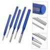 jojofuny 5pcs Pin Punch Cylindrical Tool for Includes Heat Treated