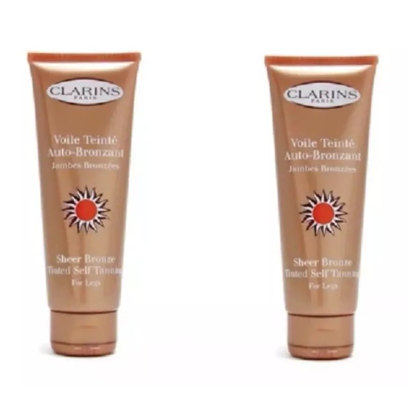 Clarins Sheer Bronze Tinted Self Tanning For Legs 4.4 Oz