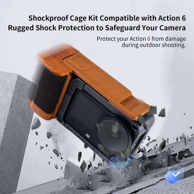 Aluminum Street Grip Kit for DJI OSMO Action 6 Accessories