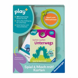 Ravensburger Play+ Spiel und Mach mit! Cards: Search for Things on the Go - Activity Cards for Toddlers from 18 Months, Toys from 18 Months, Educational Toy - Play Plus - 12034054