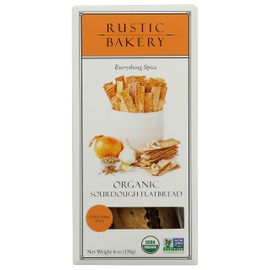 RUSTIC BAKERY Organic Everything Spice Sourdough Flatbread, 6 OZ