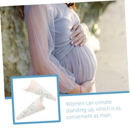 SUPVOX 30Pcs Disposable Female Urinals Portable Urination Devices for Travel Camping Outdoor Events Hydrophobic Leak Safe Paper Material