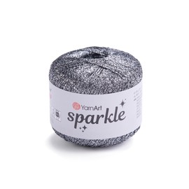 YarnArt Sparkle - Metallic Glitter Yarn, Fine Lightweight Yarn for Crochet & Knitting, Amigurumi, Cardigans, Shawls, Bag Making, Soft Craft Yarn (1303)
