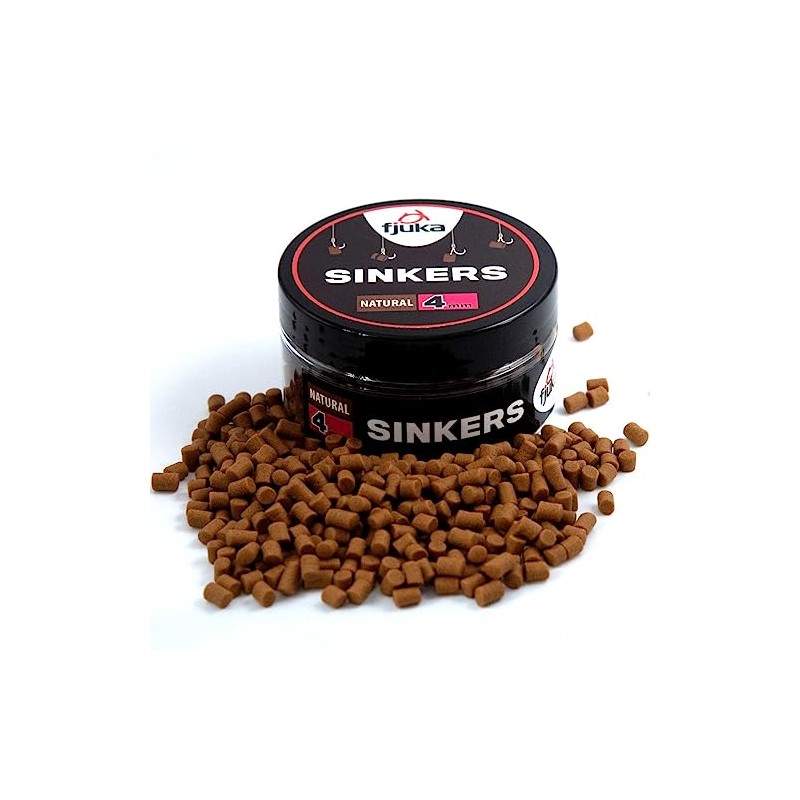 Fjuka Sinkers 4mm | Natural | Hookbait Pot | Tough,
