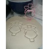 AJT BOHO FAIRY PRINCESS PARTY SET OF 3 COOKIE CUTTERS