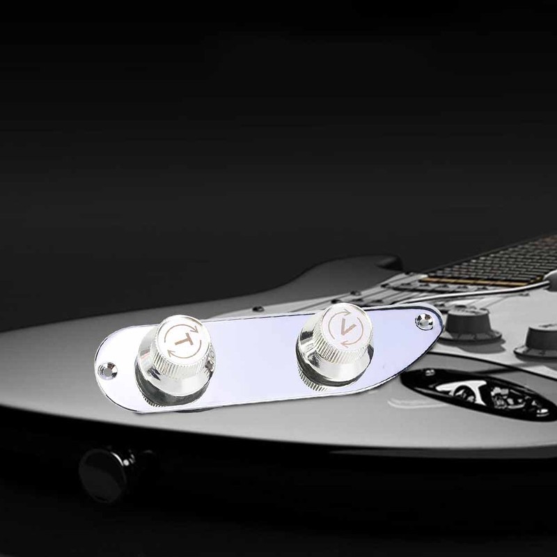 Electric Bass Control Plate with Knobs for Fender 51 P