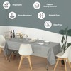 Evershine (12-Pack Heavy Duty Plastic Table Covers Tablecloth (Reusable) (Rectangle