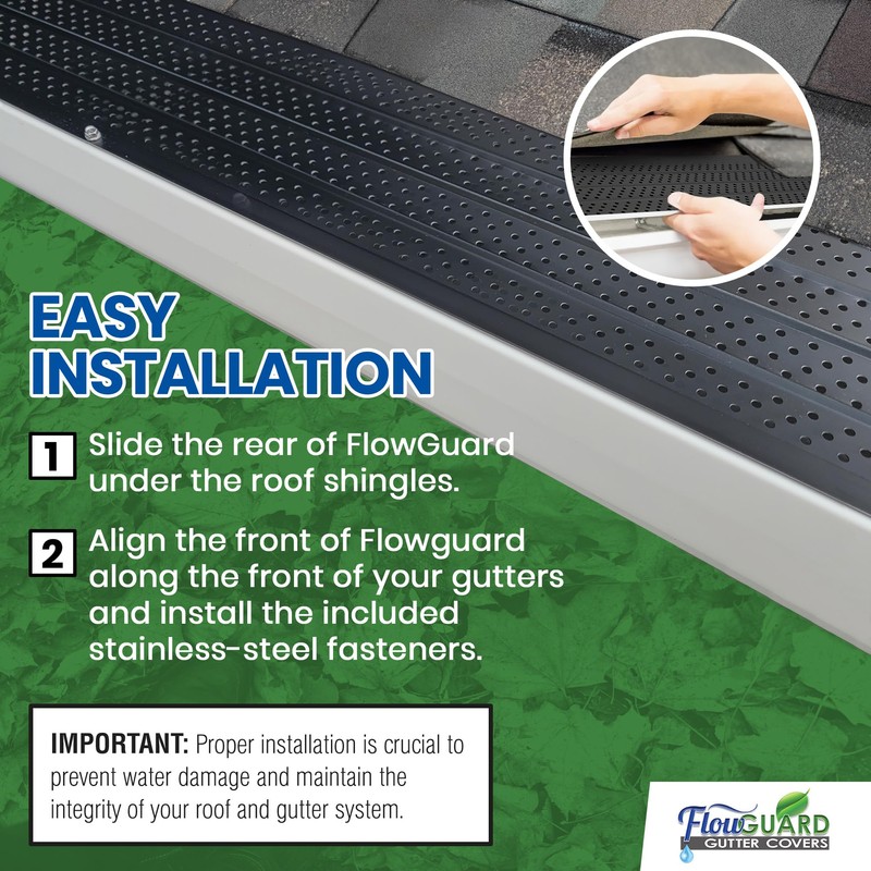 FlowGuard USA Made Slip Under Shingle Professional DIY Universal 5