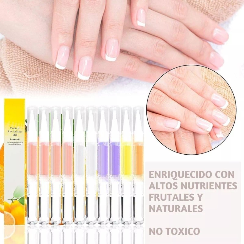 Universo en Linea Set Aceite Hidratante Y Herramientas Manicura Uña