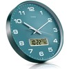TIMESS Wall Clock, 12" Dial Non-Ticking Silent Battery Operated Analog
