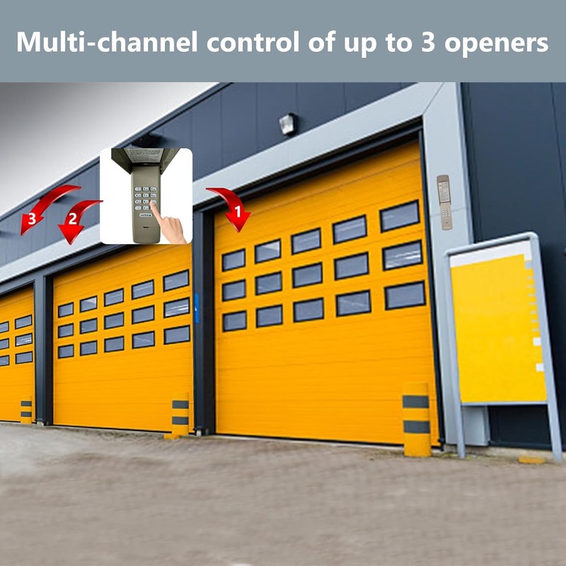 2026 Upgraded Universal Garage Door Opener Keypad for Liftmaster Chamberlain