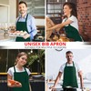 Utopia Kitchen 10 Pack Bib Apron Adjustable with 2 Pockets,