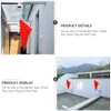 Cabilock 3Pcs Metal Flagpole Base Wall Mount Flag Pole Bracket,