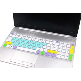 Keyboard Skin Compatible for HP Spectre X360 15-EB 15-df 15-ch 15-eb1043dx /HP Pavilion 15-cs/cc/cb/bw/bs/dw/dk/da/dq/dp Series 15-cs3065cl 15-dk0056wm dk0046nr 15-dq1071c1 15-dw0081wl (Mix Colors)