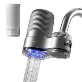water filter for sink faucet Reduces Chlorine, Heavy Metals and Bad Taste, Chlorine Removal for Healthier Skin, faucet water filter for sink faucet kitchen bathroom