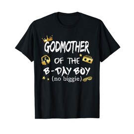 Godmother Of The Notorious One Old School 1st Birthday T-Shirt