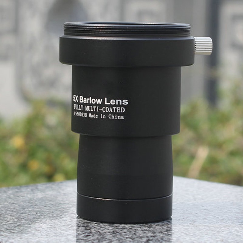Barlow Lenses 1.25in 5X Green Film Telescope Barlow Lenses with