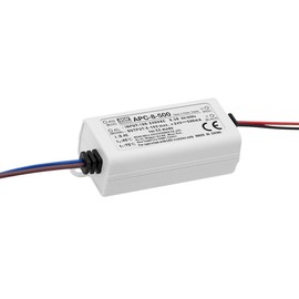 WITTKOWARE APC-8-250 CC LED Driver with Connection Cables, Output Current Constant 350mA 16~32V/DC), 8.0W