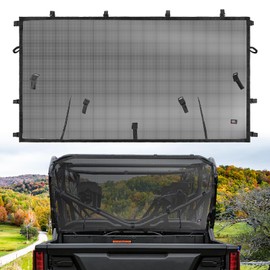 KEMIMOTO UTV Rear Window Net Compatible with Pioneer 1000-3 1000-5 1000-6 2016-2025, Back Window Mesh with Advanced Breathability and High Visibility, Keeps Mud and Gravel Out, Sunshade Accessory
