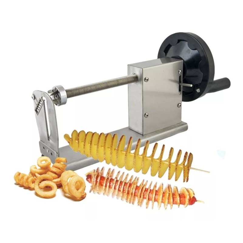 Dilitools Cortador De Papa 3 En 1 Espiropapa Curly Hot