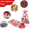 MAOOY 100 x Organza Bags for Filling, Gift Bags, 15