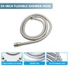 Backnets Solid Brass Handheld Shower Head Arc Design High Pressure