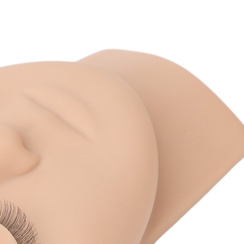 Lash Mannequin Head Makeup Eyelash Extension Practice Doll Head with