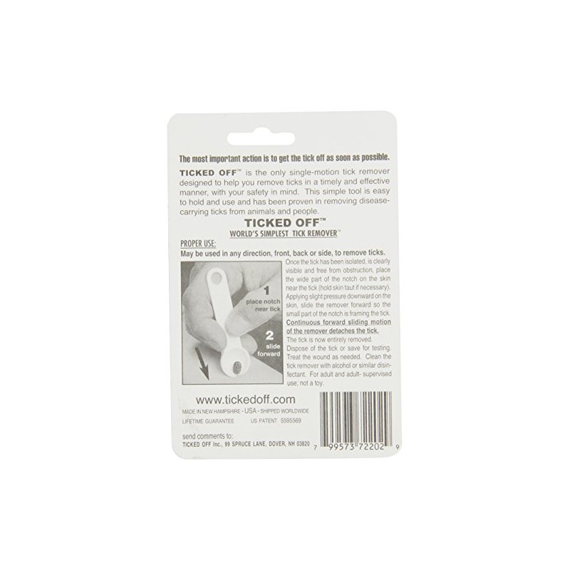 Ticked Off Tick Remover, Orange