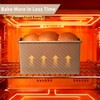 Pullman Loaf Pan with Lid 2 Pack, 8x4 Inch Bread