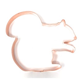 Jumbo Sitting Squirrel Copper Cookie Cutter