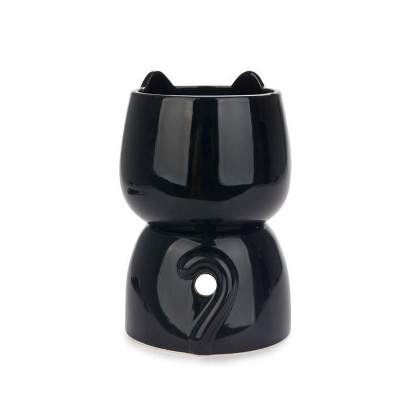 balvi Fondue Wake Cat Colour Black Heat Sensitive, Cat Opens