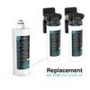 Frizzlife SW10-HF Replacement Housing Kit With PLC10 Filter Cartridge Inside
