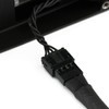 CRJ Micro PH 4-Pin Extension Cable - 12-inch (30cm), Black