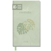 Häfft - Timer A6 Slim 2025/2026 "Green Monstera" Student Calendar