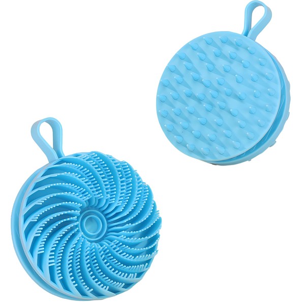 Merleu Larger Silicone Body Scrubber&Scalp Massager Hair Growth， Dual Sided