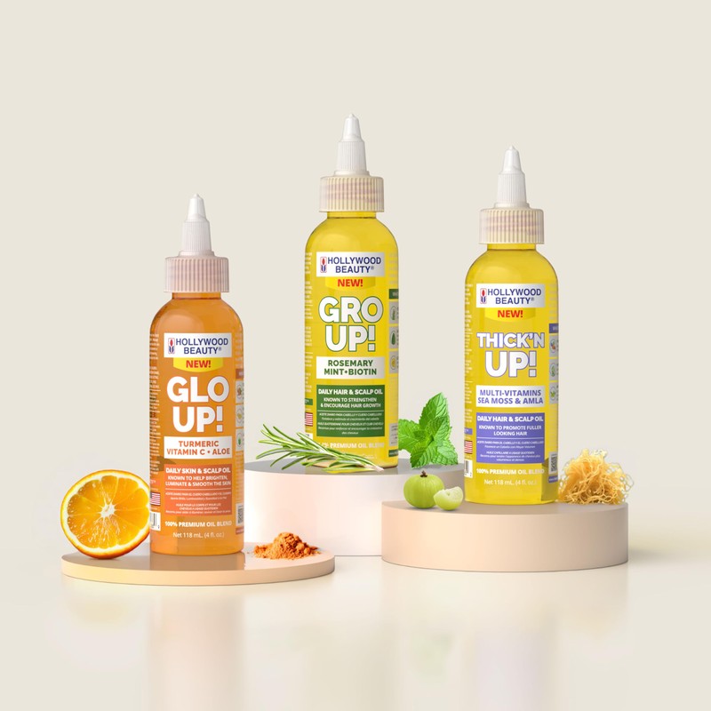 Hollywood Beauty Thick’N Up! Daily Hair & Scalp Oil with